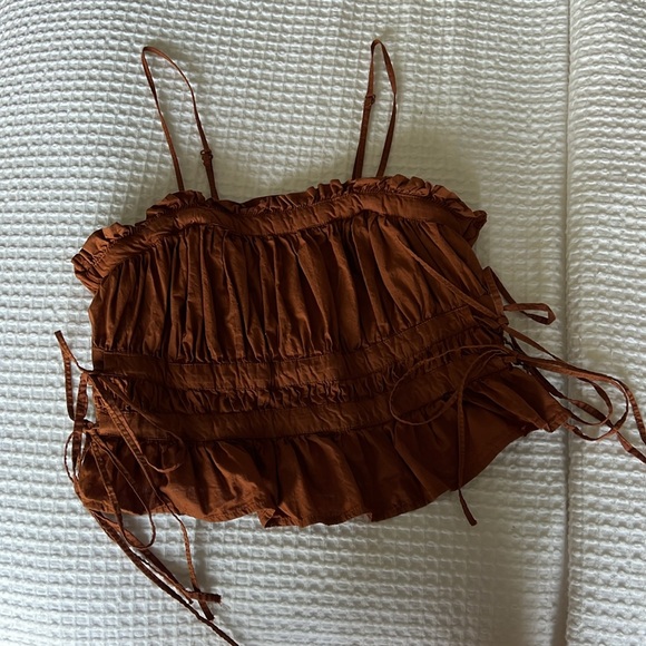 Free People Gabby Tube Top Pretty Penny Size Small Nwot - Picture 2 of 4